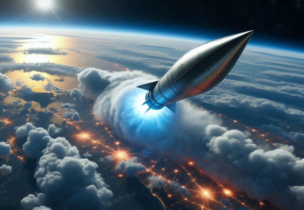 Illustration: hypersonic missile