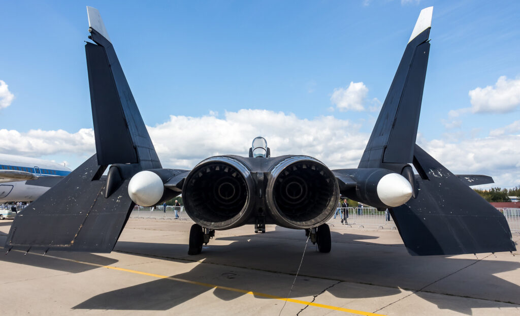 The unique design of the Sukhoi Su-47 Berkut