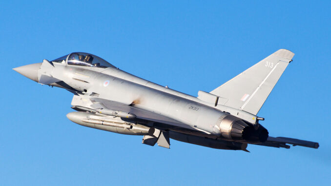 The United Kingdom extends the use of the Eurofighter Typhoon until 2040