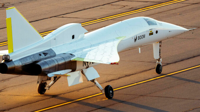 Boom Supersonic's XB-1 achieves Mach 0.82 in test flight