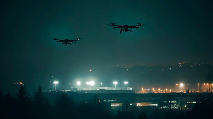 Drone incursions at Reimstein base