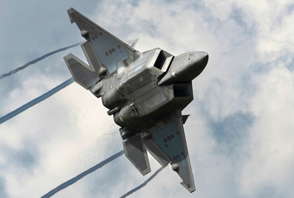 A fighter banned from export: the F-22 Raptor