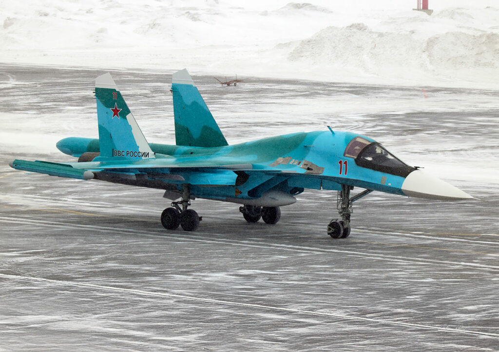 Russia repositioning its Su-34s to protect itself