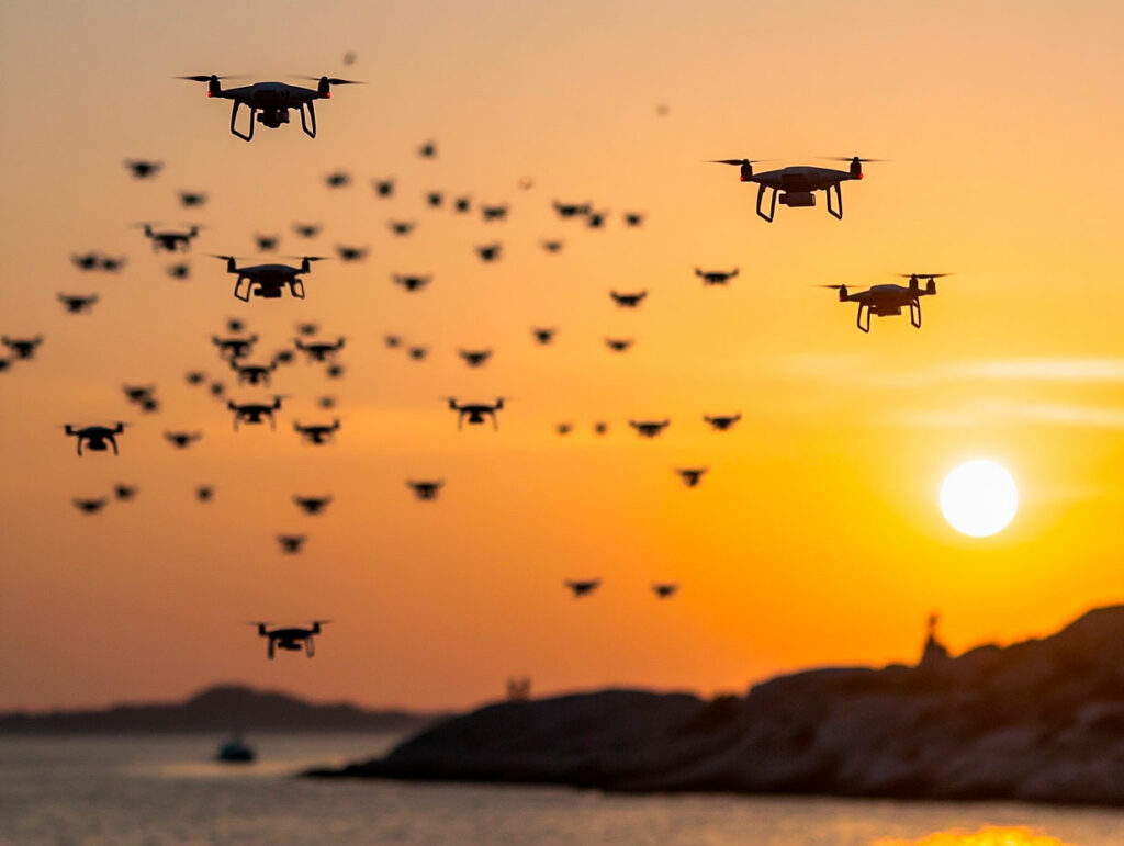 Sweden deploys drone swarms to support ground troops