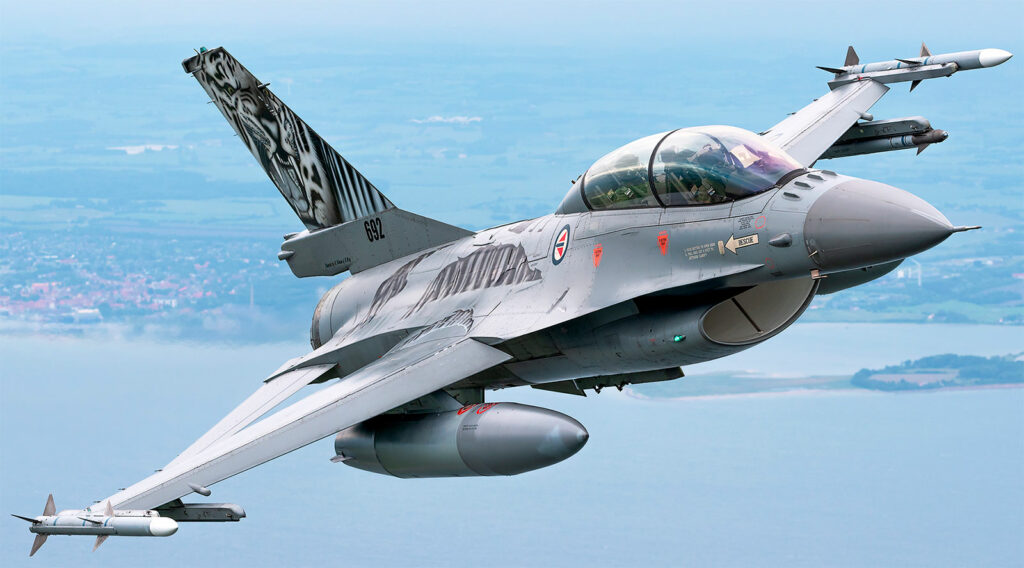 US F-16s now equipped with laser-guided rockets against drones in the Middle East