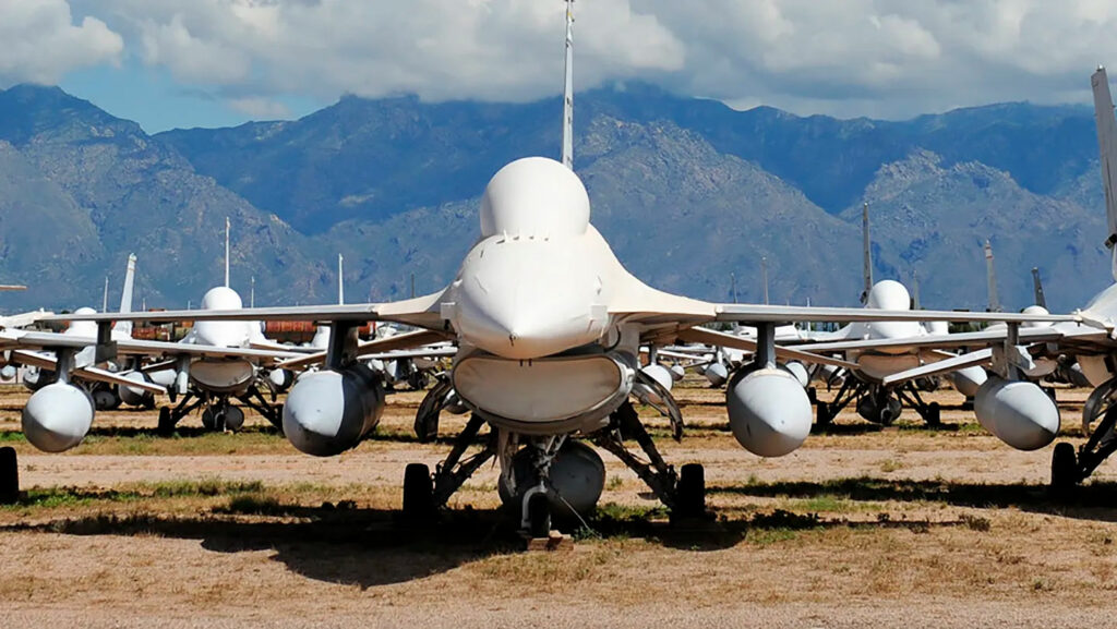Decommissioned US F-16s delivered to Ukraine for parts