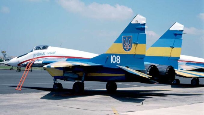MIG-Ukraine Sweden to modernize Ukraine's Soviet air fleet