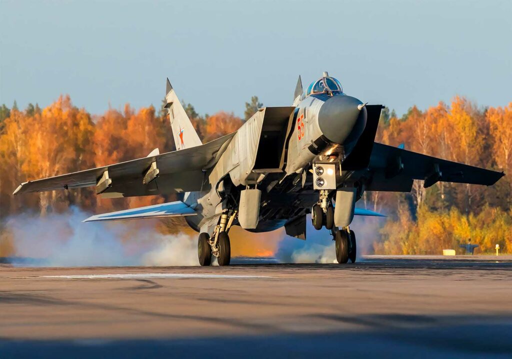 Fighter jets in service with the Russian military