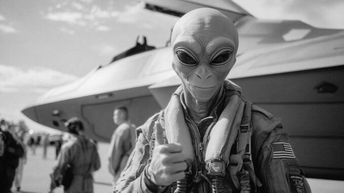 Area-51-3 Area 51 at Groom Lake: UFOs or top-secret aircraft