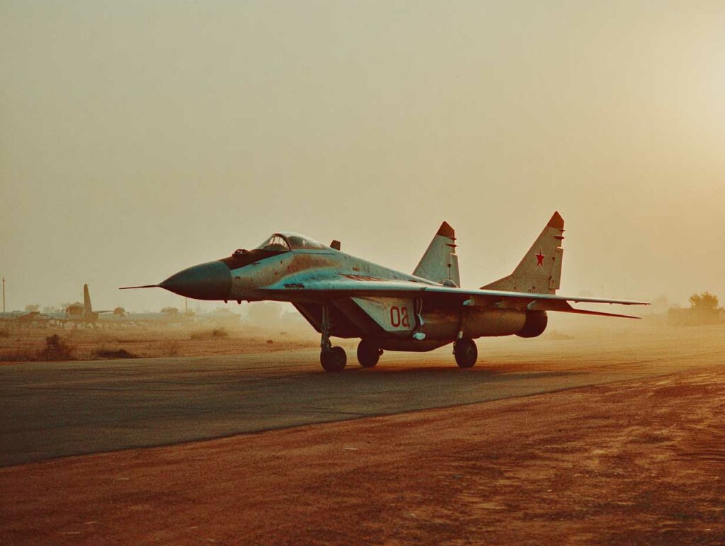 Russian MiG-29 in Mali