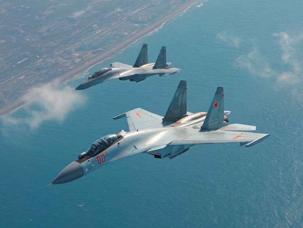 Sino-Russian air exercises