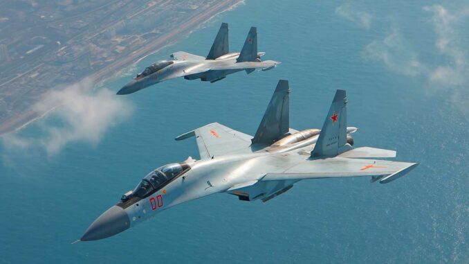 chine-russie Sino-Russian air exercises