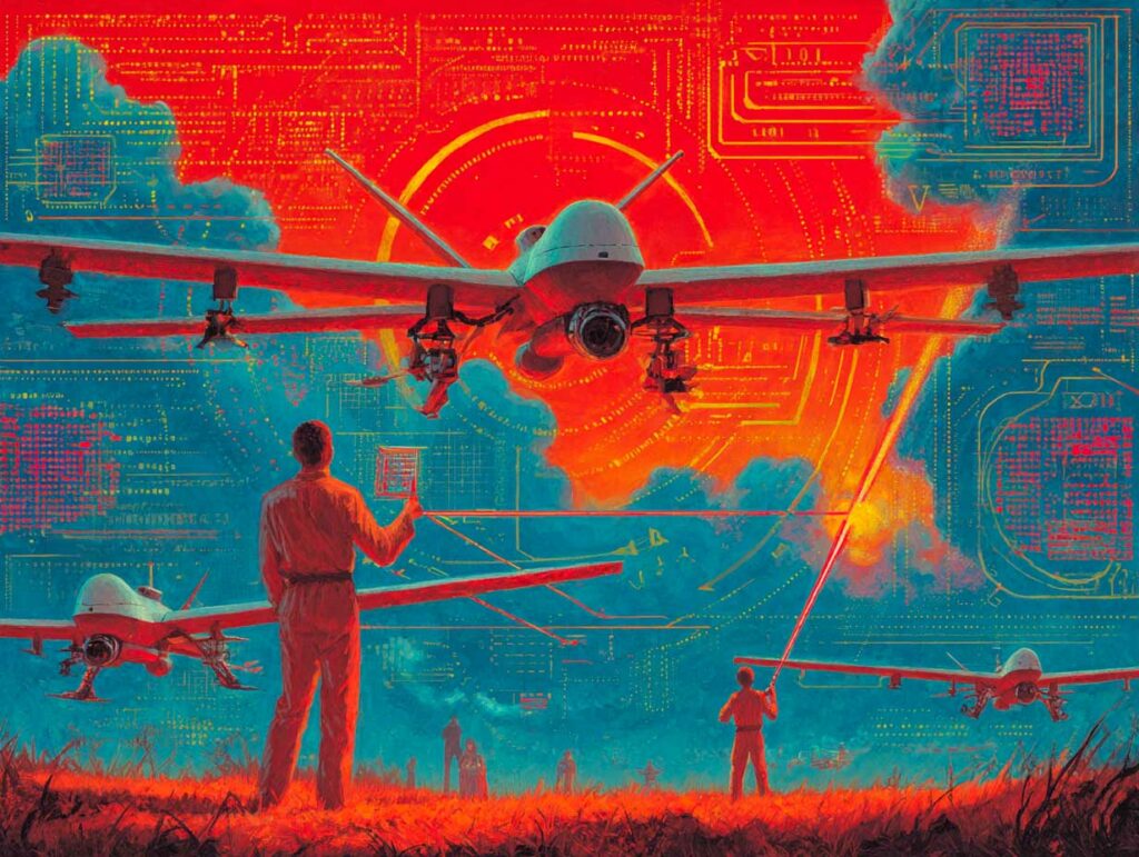 Air superiority of the future: AI, drones, and pilots