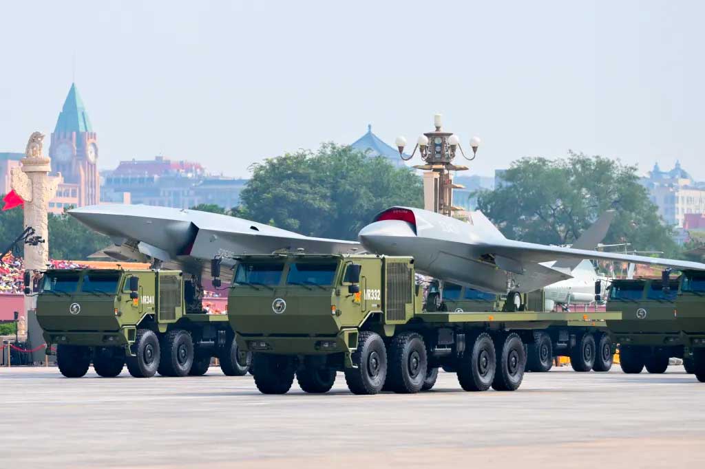 Beijing unveils a supersonic stealth drone without a tailplane