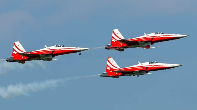 Switzerland prepares for the end of the F-5 Tiger: what does the future hold for the Patrouille Suisse?