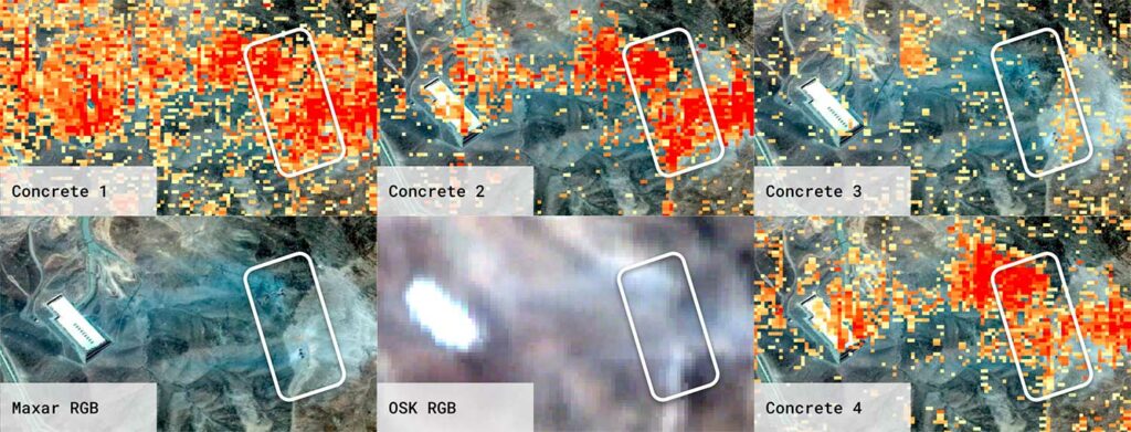 Hyperspectral analysis reveals underground damage at Fordow nuclear site