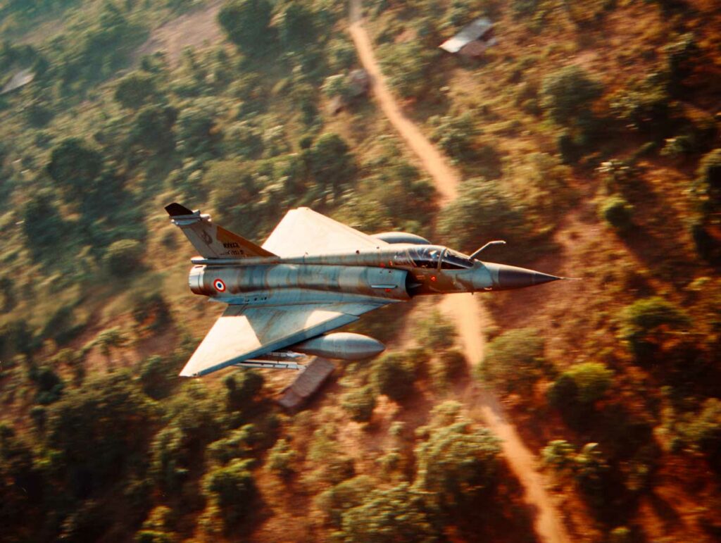 French Rafale and Mirage aircraft to intercept drones
