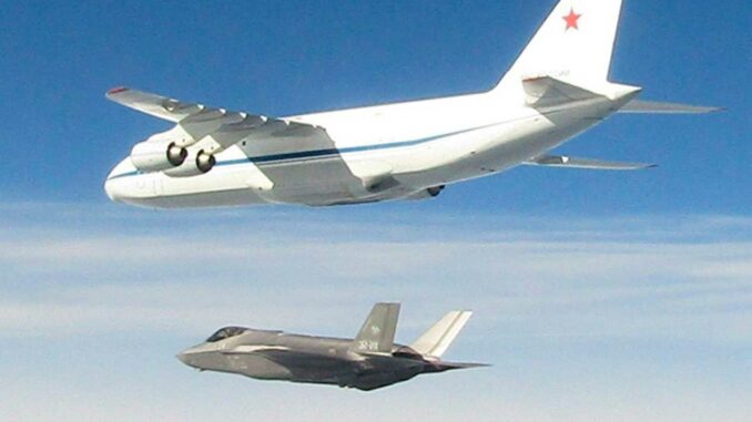 interception-F-35 How Italian F-35s intercepted a Russian An-124 using EOTS and DAS
