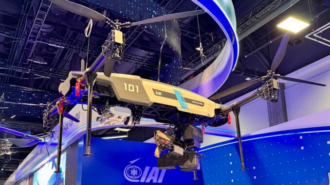 IAI-firestorm-250 IAI unveils the Fire Storm 250: a lethal machine gun drone
