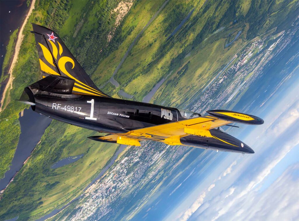 The L-39 Albatros, the training aircraft that trains fighter pilots