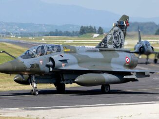 The French Air Force tests the rapid deployment of its Mirage 2000D aircraft at Metz-Nancy-Lorraine