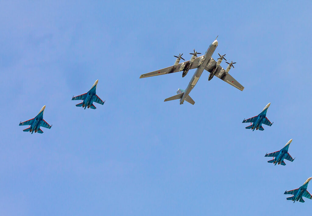 China and Russian bombers