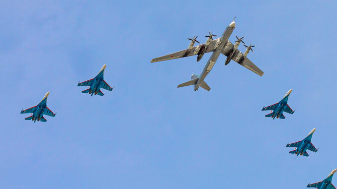 China and Russian bombers