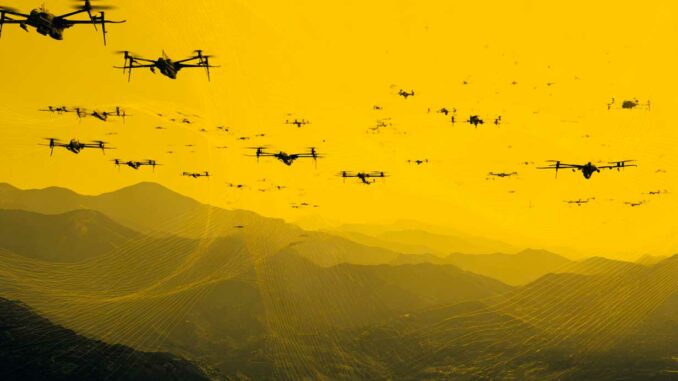 drone swarm saturation