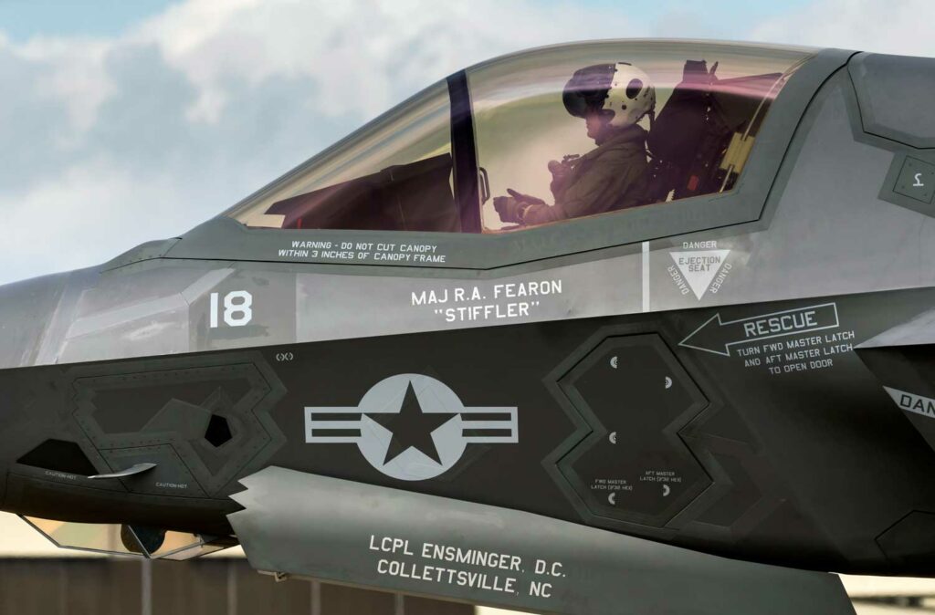 Radar F-35 fighter jet