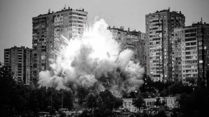 Russia strikes Ukraine