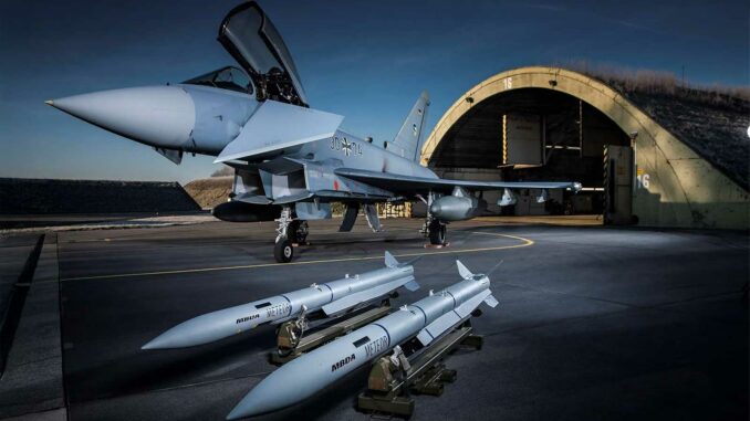 Ramjet air to air meteor missile