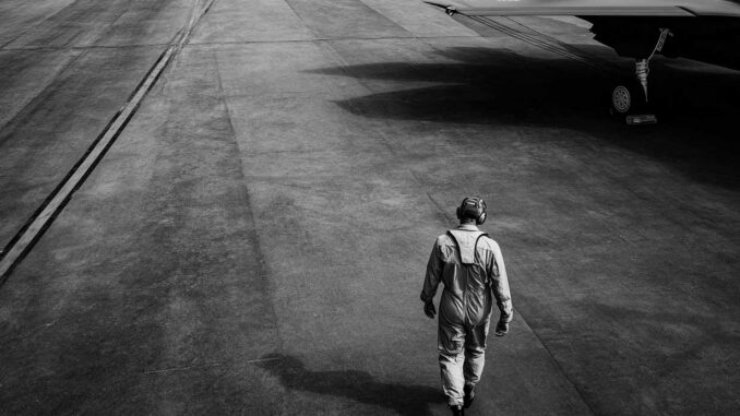 F-35 fighter pilot