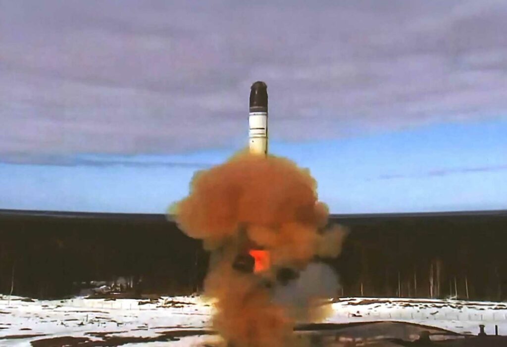 Russia Sarmat nuclear missile