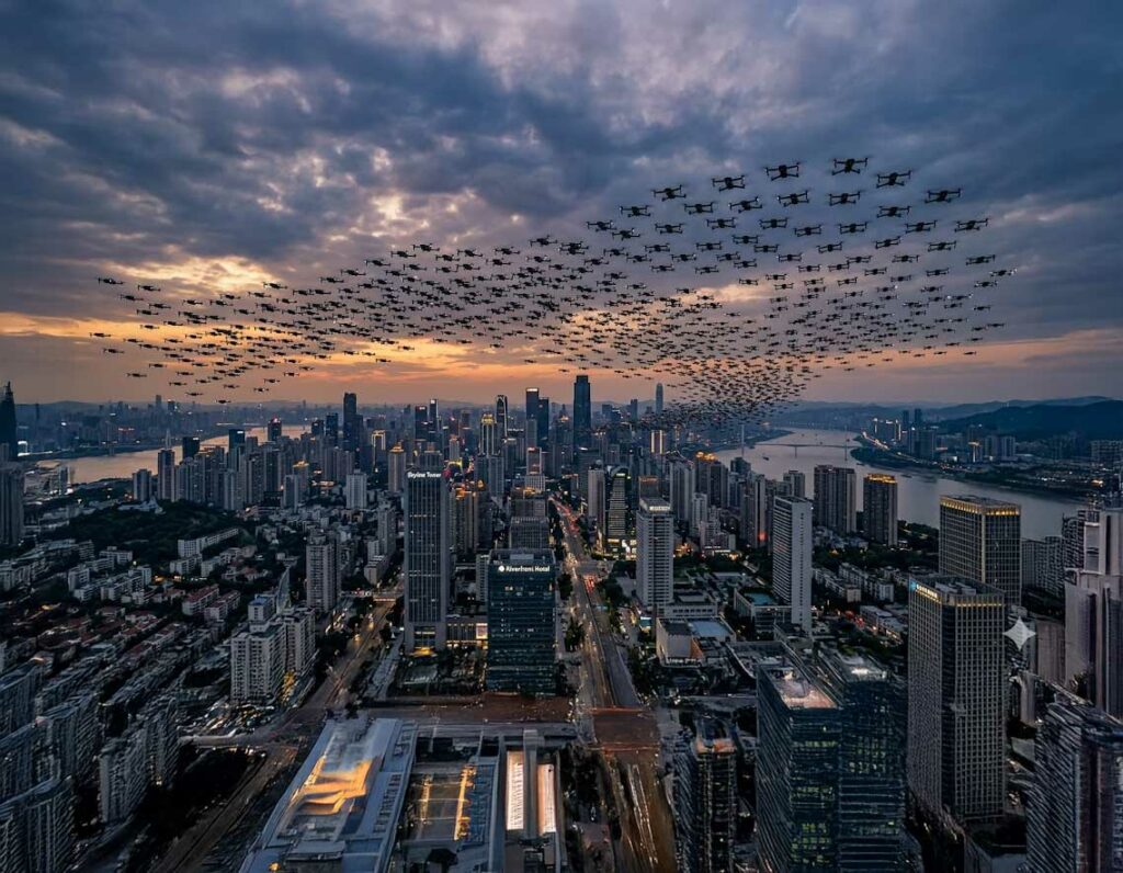 drone swarm
