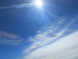 Chinese H-6N Appears Carrying JL-1 Under J-20 Escort