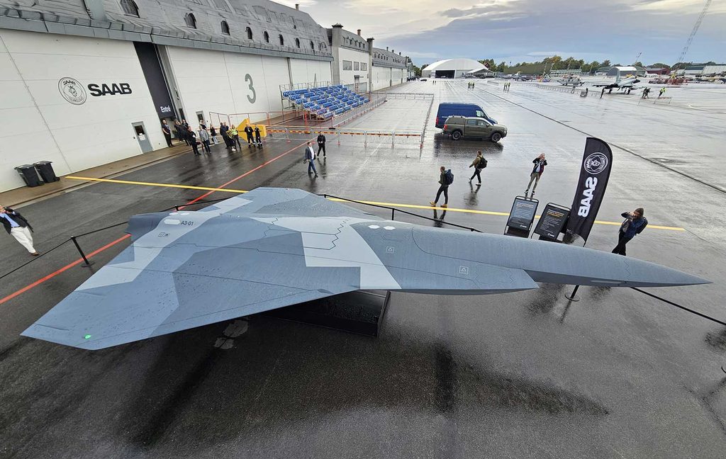 Saab unmanned drone fighter