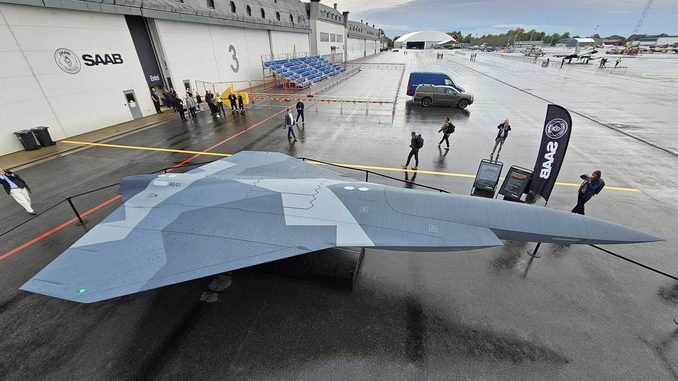 Saab unmanned drone fighter